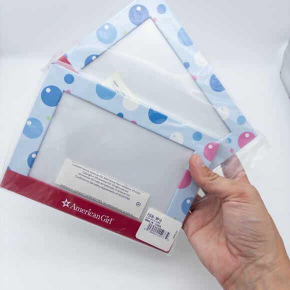 Lot Of 2 American Girl Bubbles Picture Frame 4 x 6 Party Favor Photo Frame Spa - Picture 6 of 6